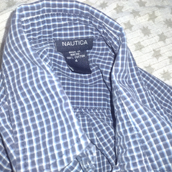 Nautica Plaid Button-Up Shirt - Picture 3 of 8